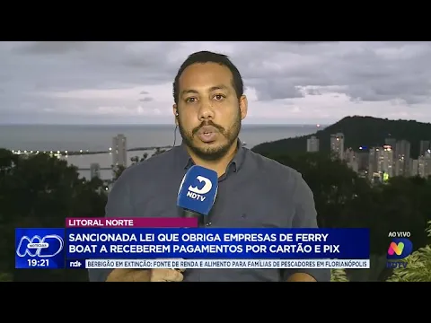 Lei obriga empresas de ferry boat a aceitarem pagamentos por cartão e PIX no Litoral Norte