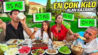 EN ÇOK KİLO ALAN KAZANIR !? YEMEK YARIŞMASI