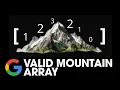Valid Mountain Array - 941 LeetCode