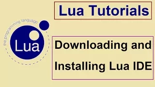 Lua Programming Tutorials - 1