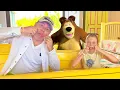 Download Lagu Nastya and dad relax in amusement parks for children