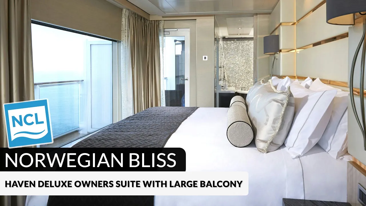 Norwegian Bliss | Haven Deluxe Owner's Suite with Large Balcony Tour & Review 4K | Category H2