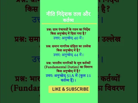संविधान के महत्वपूर्ण अनुच्छेद #ssccgl #polity