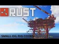 SMALL OIL RIG COMPUTER CODES RUST CCTV ID