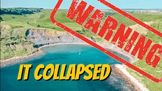 Nearly CRUSHED!  –  Chapmans Pool Anchorage (2023)