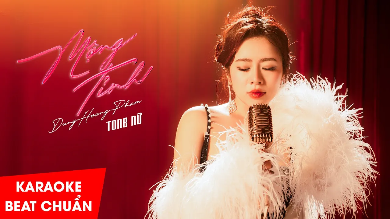 KARAOKE MỘNG TỈNH - DUNGHOANGPHAM | BEAT GỐC | TONE NỮ