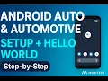 Android Auto Automotive Setup Hello World Step-by-Step