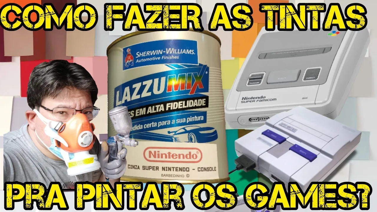 COMO FAZER A TINTA PRA PINTAR OS GAMES?