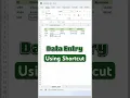 Data entry using shortcut in excel l data entry work in excel