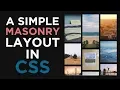Responsive Masonry Layout in HTML and CSS 2019