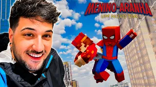 RECRIEI O NOVO FILME DO HOMEM-ARANHA NO MINECRAFT
