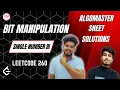 Bit Manipulation 9 Single Number III AlgoMaster Sheet Leetcode 260