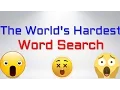 The World Hardest Word Search