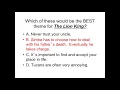 How to Write A Theme Statement