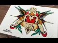 Lining your Tattoo Flash using Nibs Tutorial