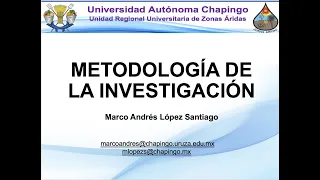 Método, técnicas e instrumentos de investigación