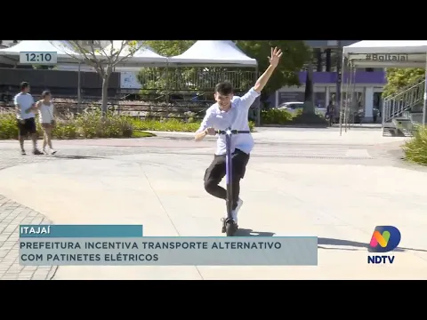 Prefeitura incentiva transporte alternativo com patinetes elétricos