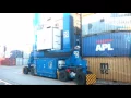 Załadunek kontenera w porcie