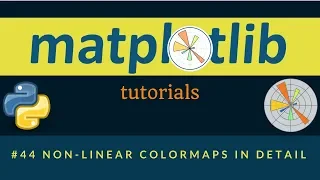 Matplotlib Tutorials 044 Non-linear Colormaps in detail