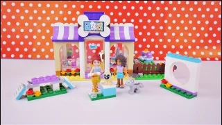 Przedszkole dla szczeniąt - budowanie klocków Lego Friends 41124