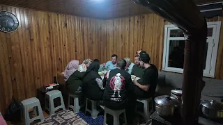 KÖY EVİNDE AKŞAM YEMEĞİ KARABÜK EFLANİ!
