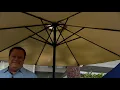 Garden Reflections 9' Canopy Umbrella with Cover on QVC