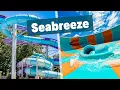 Water Slides at Seabreeze Amusement Park Including New Slide 2026