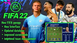 fifa 22 ppsspp iso patch updated textures new camera angle tattoos gloves full update shaders 