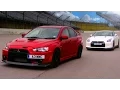Download Lagu Nissan GTR vs Mitsubishi EVO FQ 400 - Fifth Gear