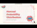 STATPRO - 03 Normal Probability Distribution
