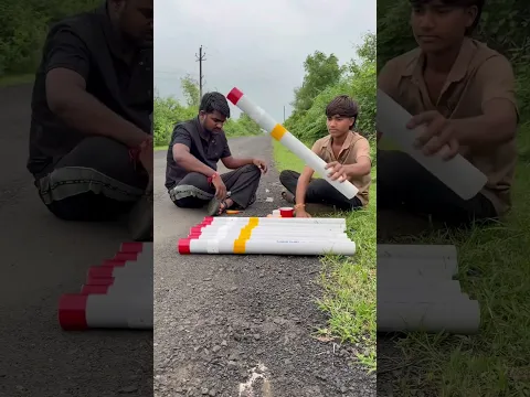 Installed reflectors in dangerous turn for save drive