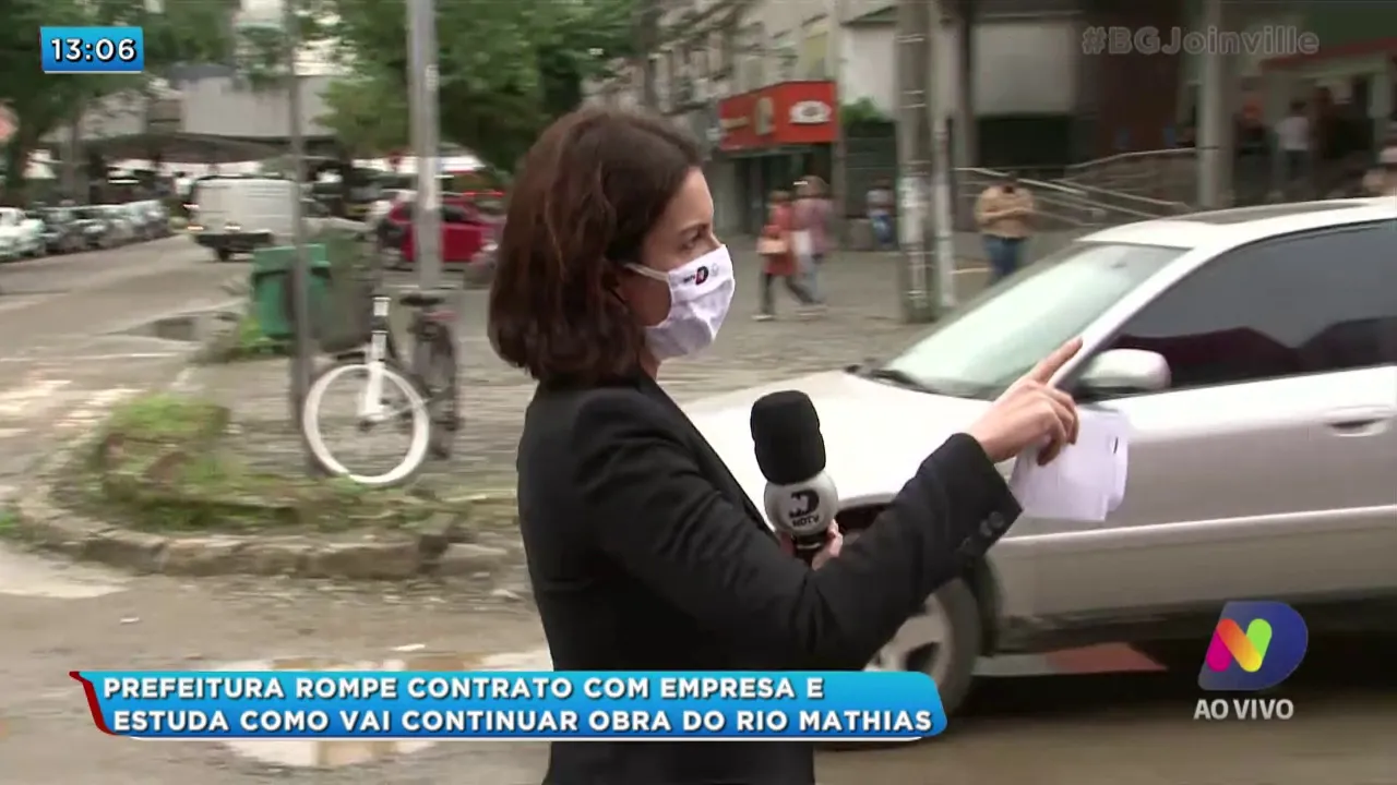 Prefeitura rompe contrato com empresa e estuda como vai continuar obra do Rio Mathias