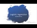 logistic regression model using jupyter