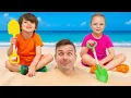 Download Lagu Colored Beach with MAGIC SAND | Vania Mania Kids Adventures Collection