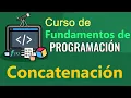 Programming Fundamentals - CONCATENATION FIRST PROGRAM