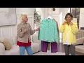 LOGO Lavish by Lori Goldstein 100 Cotton Eyelet Shirt on QVC