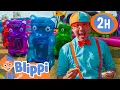 Blippi VS Gummy Bear Obstacle Course Blippi and Meekah Best Friend Adventures Educational s