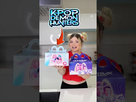 LIAN ABRIÓ una CAJITA FELIZ de las GUERRERAS KPOP 😈🍟 #kpop #shorts