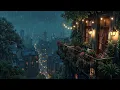 Download Lagu Urban Retro Balcony View 🌧️ Japanese Town Ambience | Lofi Rainy Beats to Relax, Chill, Study \u0026 Sleep