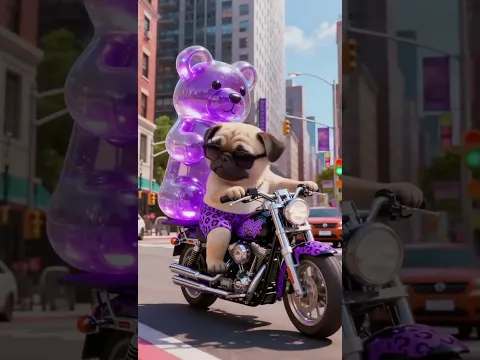 Dog ride on bike #shorts