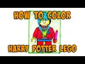 Coloring Harry Potter Lego Lego Coloring Pages for Kids Monday Mandala