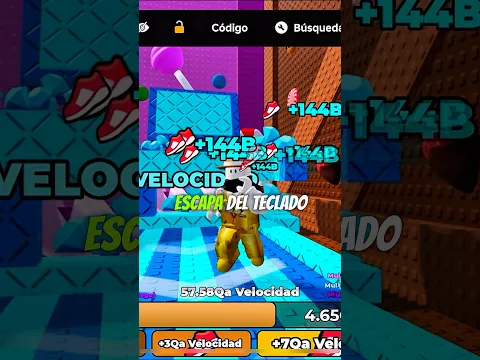 🔥Escapa del teclado, pero no puedo respirar 💀Imposible 🗿 #parati #roblox #gamer #foryou