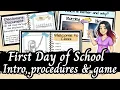 First Day of School Slides How to edit Google Slide Templates