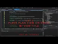 Revit API - Create New Sheet View View Title