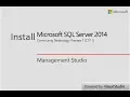 How to Install Sql Server 2014 and Sql Management Studio 2014 Express Edition on windows 10