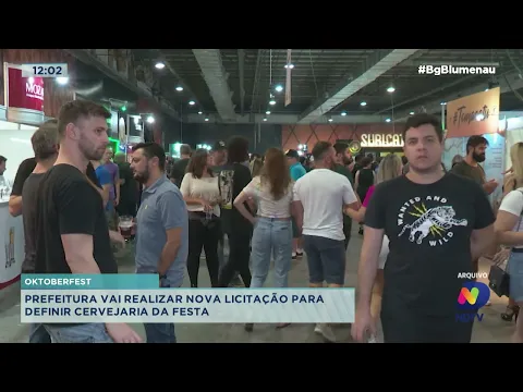 Prefeitura de Blumenau vai realizar nova licitação para definir cervejaria oficial da Oktoberfest
