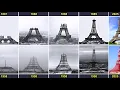 Lagu Eiffel Tower vs Tokyo Tower | Construction Comparison