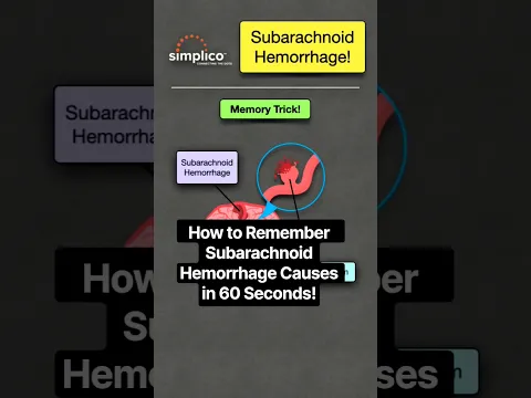 🔥 How to Remember Subarachnoid Hemorrhage Causes in 60 Seconds! [Mnemonic] #nursing