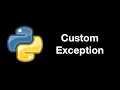 EYR Python - Encapsulation 7 Custom Exception
