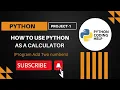 Add two numbers program in python python calculator python project python tutorial in hindi